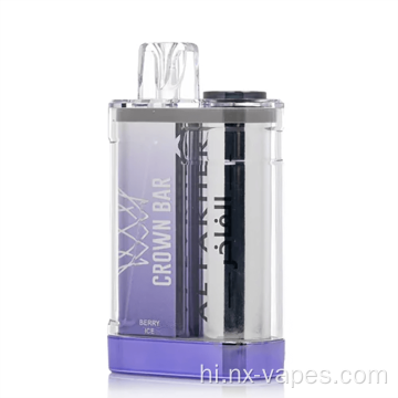 अल फाहकर क्रिस्टल 9000 पफ्स डिस्पोजेबल वेप्स